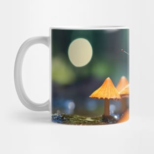 Butterfly Mushroom Nature Serene Calm Mug